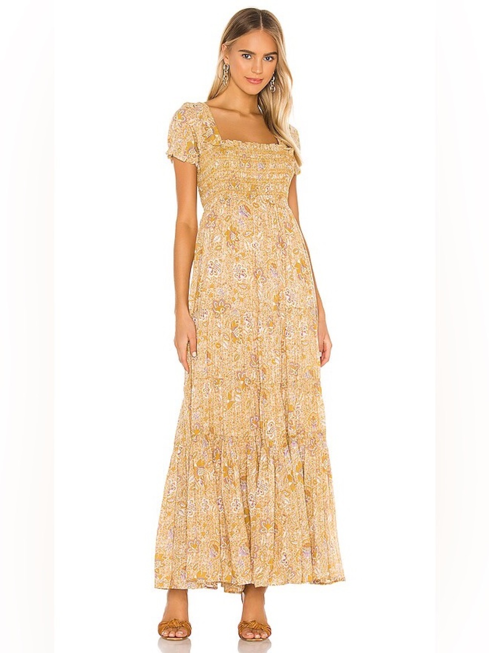 Free People Getaway Maxi Patchwork Dress XS Excellent Condition like new